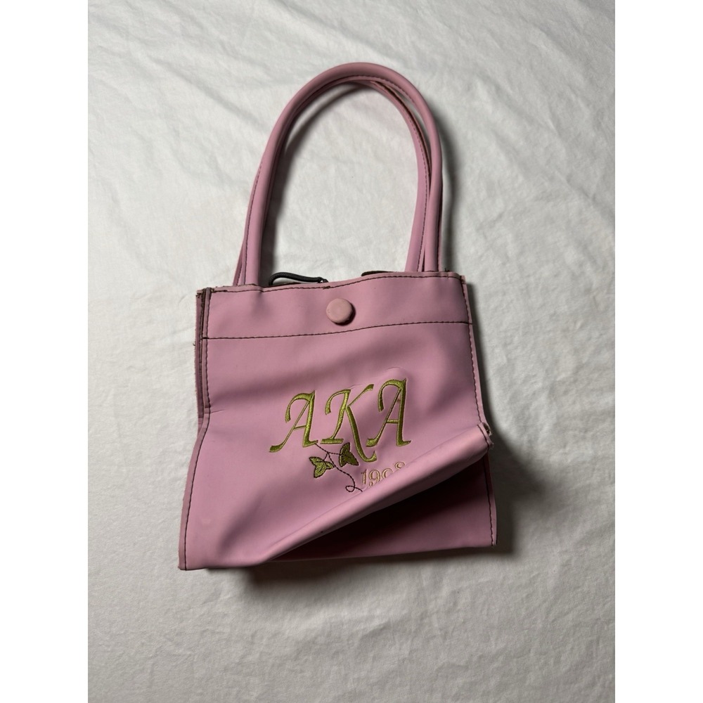 AKA Purse ALPHA KAPPA ALPHA Sorority Pink Green Bag With AKA Small Travel
